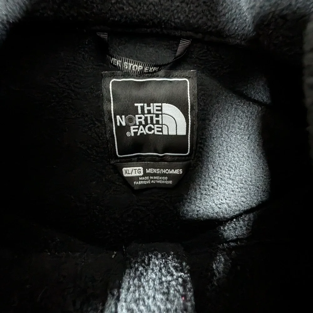 The North Face Denali Fleece Jacket Mens XL Camo Black Polartec Full Zip Rare
